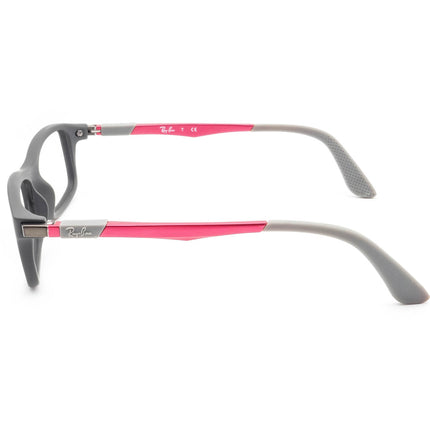 Ray-Ban Kids' Eyeglasses RB 1546 3631 Gray/Pink Rectangular Frame 48[]16 125