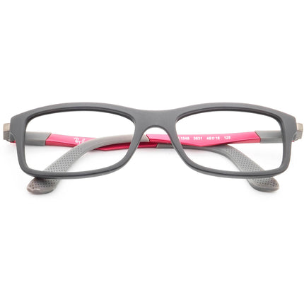 Ray-Ban Kids' Eyeglasses RB 1546 3631 Gray/Pink Rectangular Frame 48[]16 125