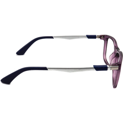 Ray-Ban Kids' Eyeglasses RB 1549 3735 Transparent Purple/Silver Rectangular Frame 48[]16 125