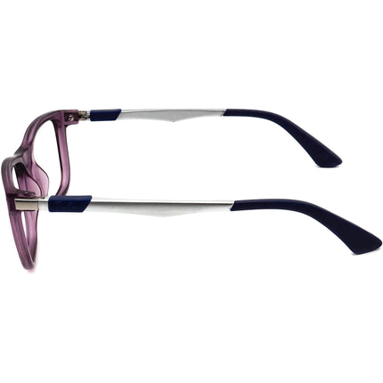 Ray-Ban Kids' Eyeglasses RB 1549 3735 Transparent Purple/Silver Rectangular Frame 48[]16 125
