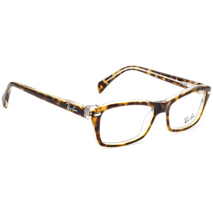 Ray-Ban Kids' Eyeglasses RB 1550 3602 Tortoise on Clear Rectangular Frame 46[]15 125