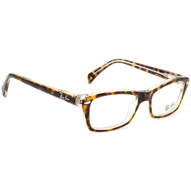 Ray-Ban Kids' Eyeglasses RB 1550 3602 Tortoise on Clear Rectangular Frame 46[]15 125