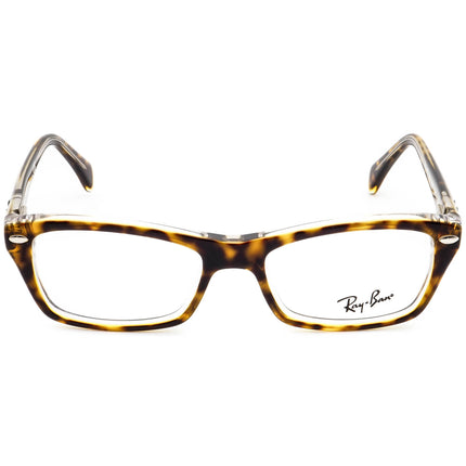 Ray-Ban Kids' Eyeglasses RB 1550 3602 Tortoise on Clear Rectangular Frame 46[]15 125