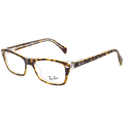 Ray-Ban Kids' Eyeglasses RB 1550 3602 Tortoise on Clear Rectangular Frame 46[]15 125