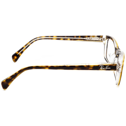 Ray-Ban Kids' Eyeglasses RB 1550 3602 Tortoise on Clear Rectangular Frame 46[]15 125