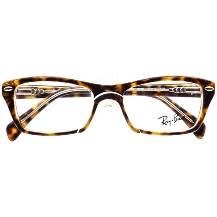 Ray-Ban Kids' Eyeglasses RB 1550 3602 Tortoise on Clear Rectangular Frame 46[]15 125