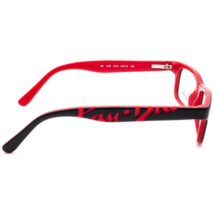 Ray-Ban Junior Eyeglasses RB 1553 3670 Matte Orange/Brown Rectangular Frame 48[]16 130