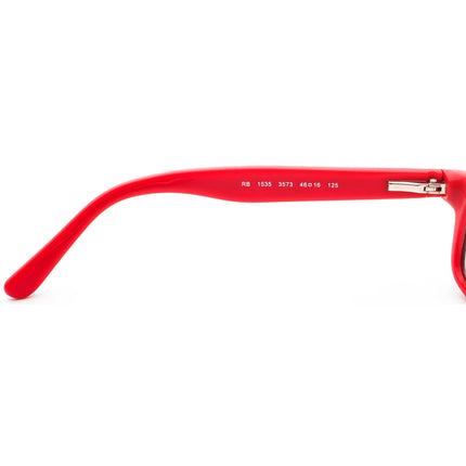 Ray-Ban Junior Eyeglasses RB 1553 3670 Matte Orange/Brown Rectangular Frame 48[]16 130
