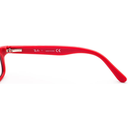 Ray-Ban Junior Eyeglasses RB 1553 3670 Matte Orange/Brown Rectangular Frame 48[]16 130