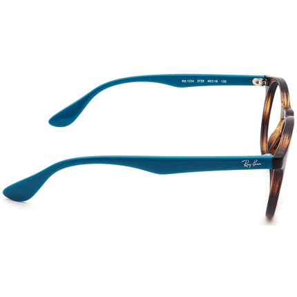 Ray-Ban Junior Eyeglasses RB 1554 3728 Tortoise/Blue Round Frame 48[]16 130
