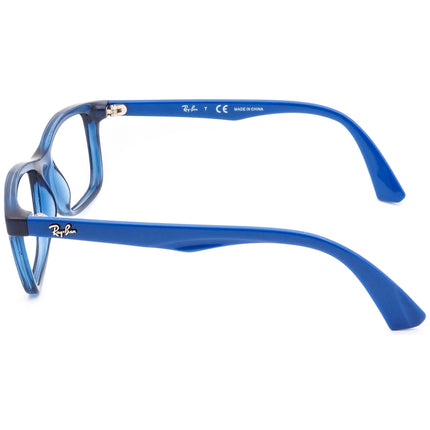 Ray-Ban Kids' Eyeglasses RB 1562 3686 Blue Rectangular Frame 46[]16 125