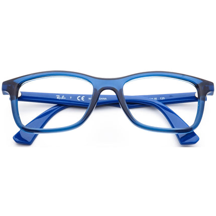 Ray-Ban Kids' Eyeglasses RB 1562 3686 Blue Rectangular Frame 46[]16 125