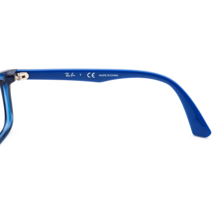 Ray-Ban Kids' Eyeglasses RB 1562 3686 Blue Rectangular Frame 46[]16 125