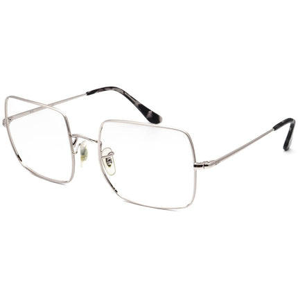 Ray-Ban Sunglasses Frame Only RB 1971 9149/3F Polished Silver Square Metal Italy 54 mm