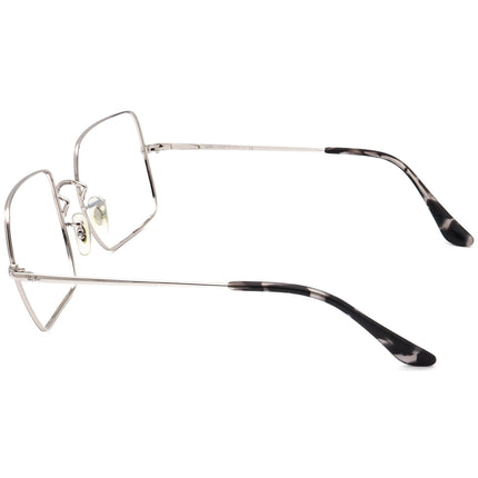 Ray-Ban Sunglasses Frame Only RB 1971 9149/3F Polished Silver Square Metal Italy 54 mm