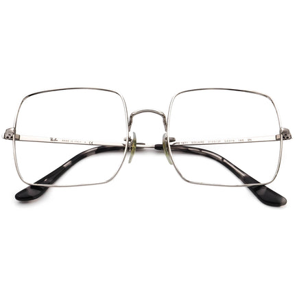Ray-Ban Sunglasses Frame Only RB 1971 9149/3F Polished Silver Square Metal Italy 54 mm