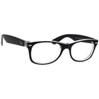 Ray-Ban Sunglasses Frame Only RB 2132 New Wayfarer 6052 Matte Black on Clear Square Italy 52 mm