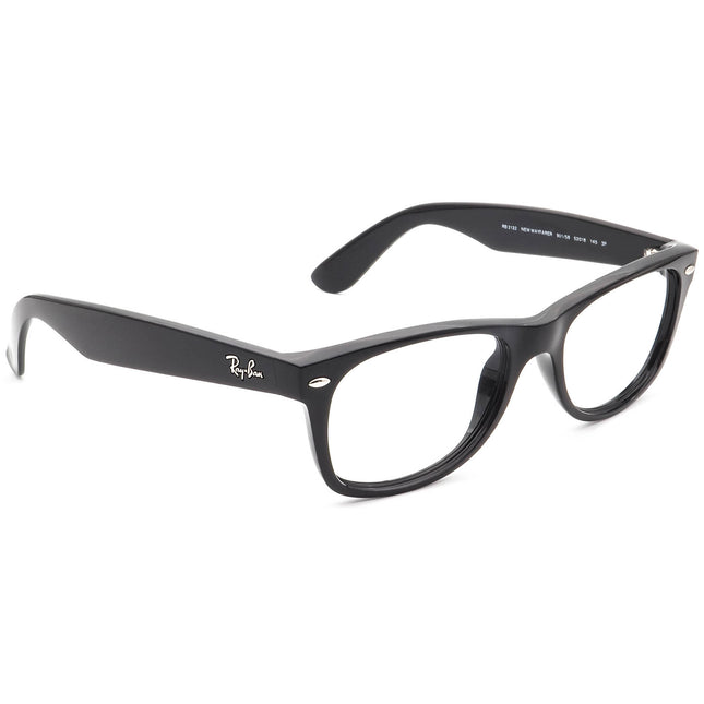 Ray-Ban Men's Sunglasses RB 2132 New Wayfarer 901/58 Black Square Italy 52 mm
