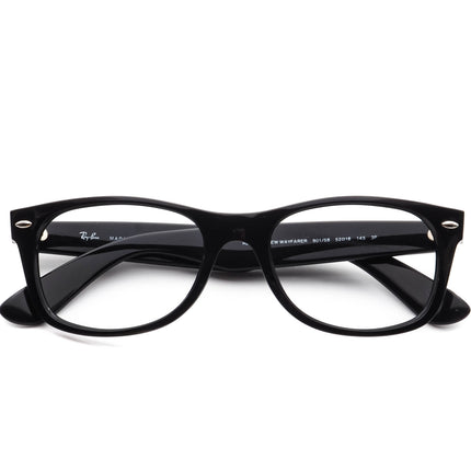 Ray-Ban Men's Sunglasses RB 2132 New Wayfarer 901/58 Black Square Italy 52 mm