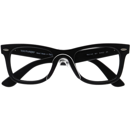 Ray-Ban Sunglasses RB 2140 901 The Original Wayfarer Glossy Black Square Italy 50 mm Handmade