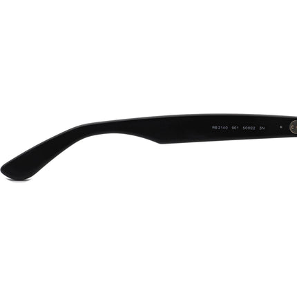 Ray-Ban Sunglasses RB 2140 901 The Original Wayfarer Glossy Black Square Italy 50 mm Handmade