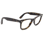 Ray-Ban Sunglasses RB 2140 902/57 The Original Wayfarer Tortoise Square Italy 50 mm Handmade