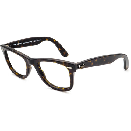 Ray-Ban Sunglasses RB 2140 902/57 The Original Wayfarer Tortoise Square Italy 50 mm Handmade