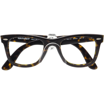 Ray-Ban Sunglasses RB 2140 902/57 The Original Wayfarer Tortoise Square Italy 50 mm Handmade