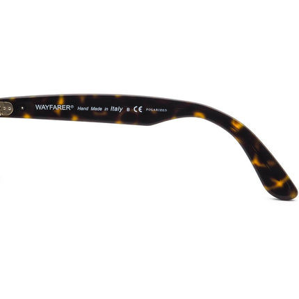 Ray-Ban Sunglasses RB 2140 902/57 The Original Wayfarer Tortoise Square Italy 50 mm Handmade