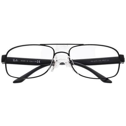 Ray-Ban Men's Sunglasses RB 3273 006 Black Pilot Italy 57 mm