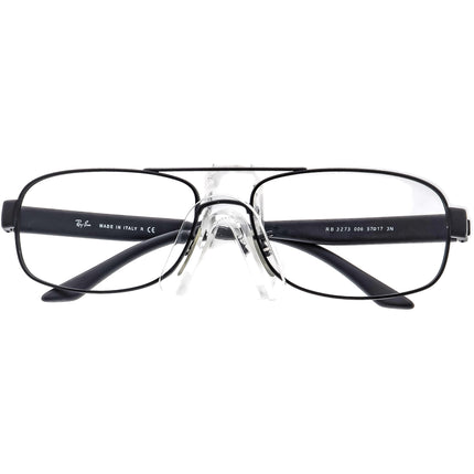 Ray-Ban Men's Sunglasses RB 3273 006 Black Pilot Italy 57 mm