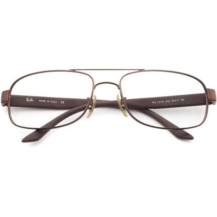 Ray-Ban Men's Sunglasses RB 3273 012 Brown Pilot Italy 57 mm