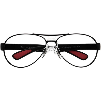 Ray-Ban Sunglasses RB 3509 006/82 Black Aviator Italy 63 mm