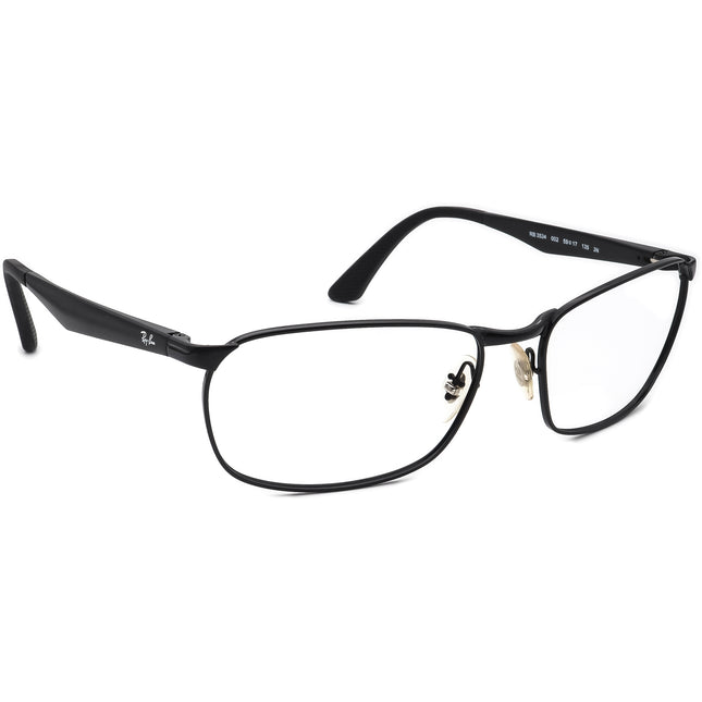 Ray-Ban Men's Sunglasses RB 3535 002 Glossy Black Pilot 59 mm