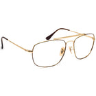 Ray-Ban Men's Sunglasses RB 3580 The Colonel 9104 Gold & Tortoise Pilot Metal Italy 58 mm