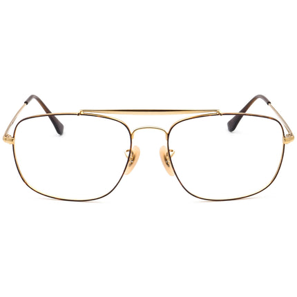 Ray-Ban Men's Sunglasses RB 3580 The Colonel 9104 Gold & Tortoise Pilot Metal Italy 58 mm
