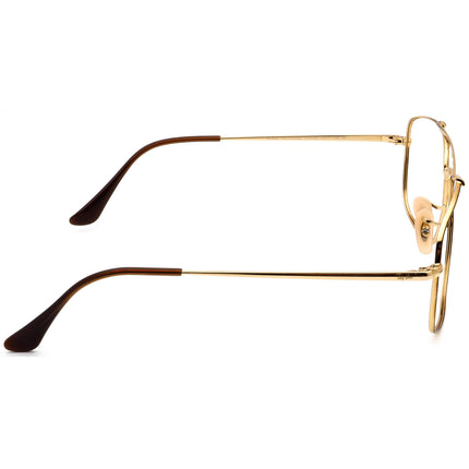 Ray-Ban Men's Sunglasses RB 3580 The Colonel 9104 Gold & Tortoise Pilot Metal Italy 58 mm