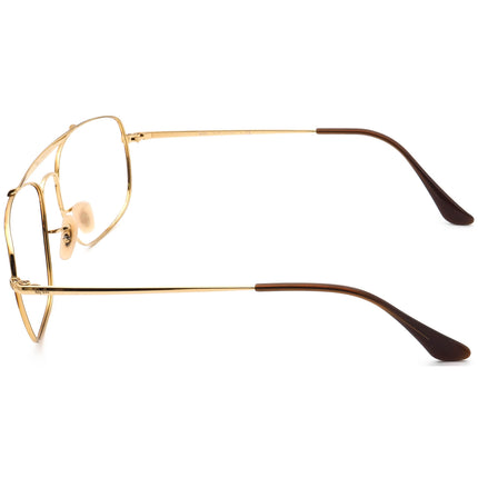 Ray-Ban Men's Sunglasses RB 3580 The Colonel 9104 Gold & Tortoise Pilot Metal Italy 58 mm