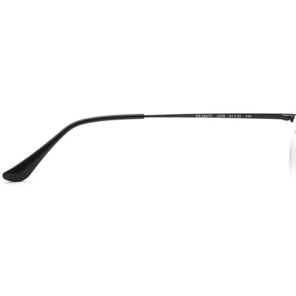 Ray-Ban Eyeglasses RB 3947V 2509 Black Half Rim Metal Frame 51[]22 145