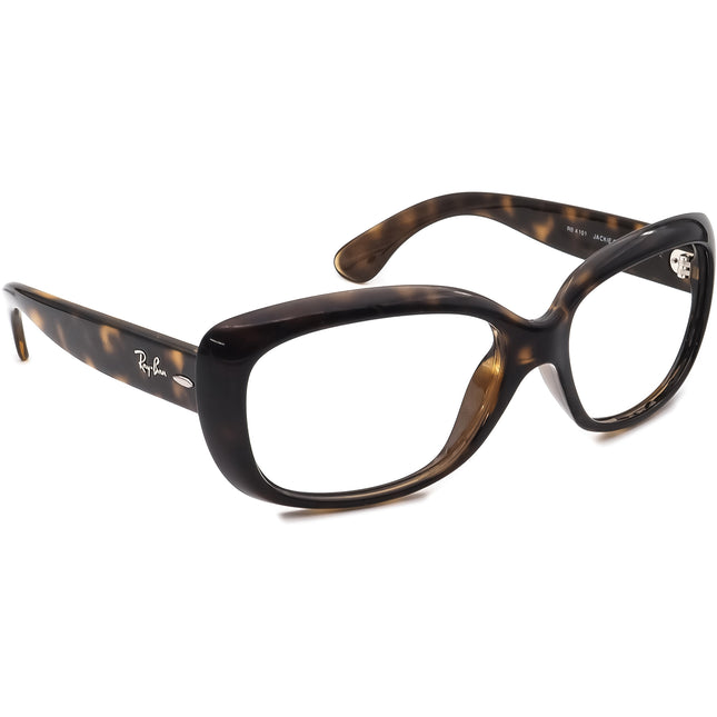 Ray-Ban Women's Sunglasses RB 4101 Jackie OHH 710 Tortoise Rectangular Italy 57 mm