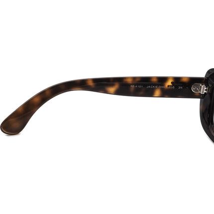 Ray-Ban Women's Sunglasses RB 4101 Jackie OHH 710 Tortoise Rectangular Italy 57 mm