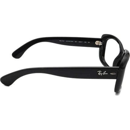 Ray-Ban Women's Sunglasses RB 4101 Jackie Ohh 601 Black Rectangular Italy 58 mm