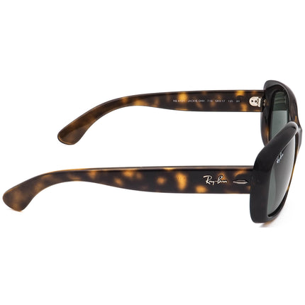 Ray-Ban Women's Sunglasses RB 4101 Jackie Ohh 710 Havana Tortoise Butterfly Italy 58 mm