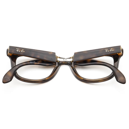 Ray-Ban Sunglasses Frame Only RB 4105 710/51 Folding Wayfarer Tortoise Square Italy 50 mm