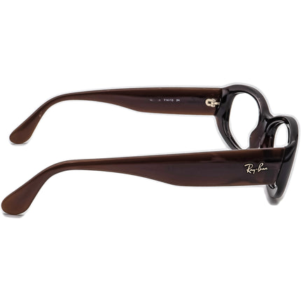 Ray-Ban Women's Sunglasses RB 4135 714/13 Coffee Oval Italy 50 mm