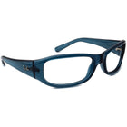 Ray-Ban Sunglasses RB 4137 656/8G Transparent Blue Wrap Italy 59 mm