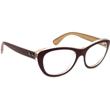 Ray-Ban Women's Sunglasses RB 4227 6193/88 Matte Brown/Gold Cat Eye Italy 55 mm