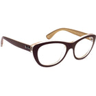 Ray-Ban Women's Sunglasses RB 4227 6193/88 Matte Brown/Gold Cat Eye Italy 55 mm