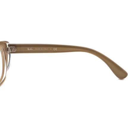 Ray-Ban Women's Sunglasses RB 4227 6193/88 Matte Brown/Gold Cat Eye Italy 55 mm