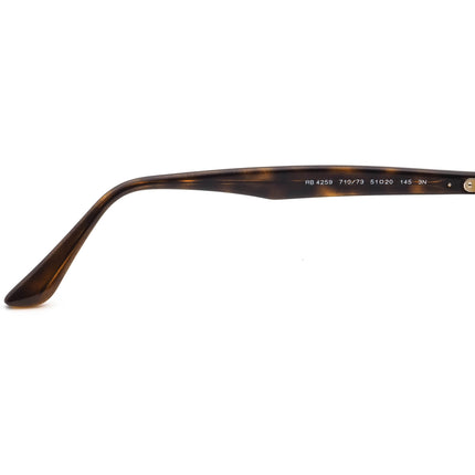 Ray-Ban Sunglasses RB 4259 710/73 Polished Light Havana Phantos Italy 51 mm
